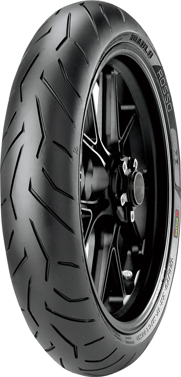 Elegant PIRELLI Tire - Diablo Rosso™ II - Front - 120 70ZR17 - 58W 2291900 Recyclable