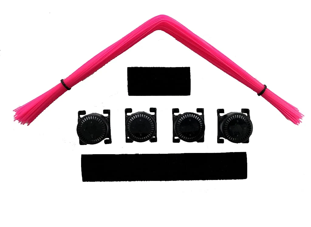 Excellent CoyoteVest CoyoteWhiskers – Pink Neon Nylon Bristles for CoyoteVest SpikeVest Deterrence Organic