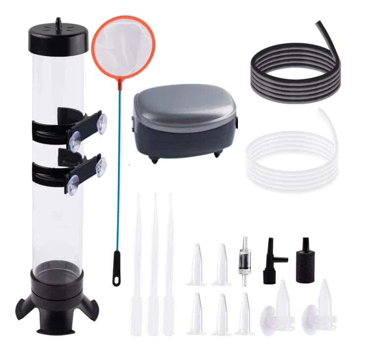 Advanced NestBasics Brine Shrimp Hatchery Kit Artemia Eggs Incubator with Silver Air Pump Sophisticated