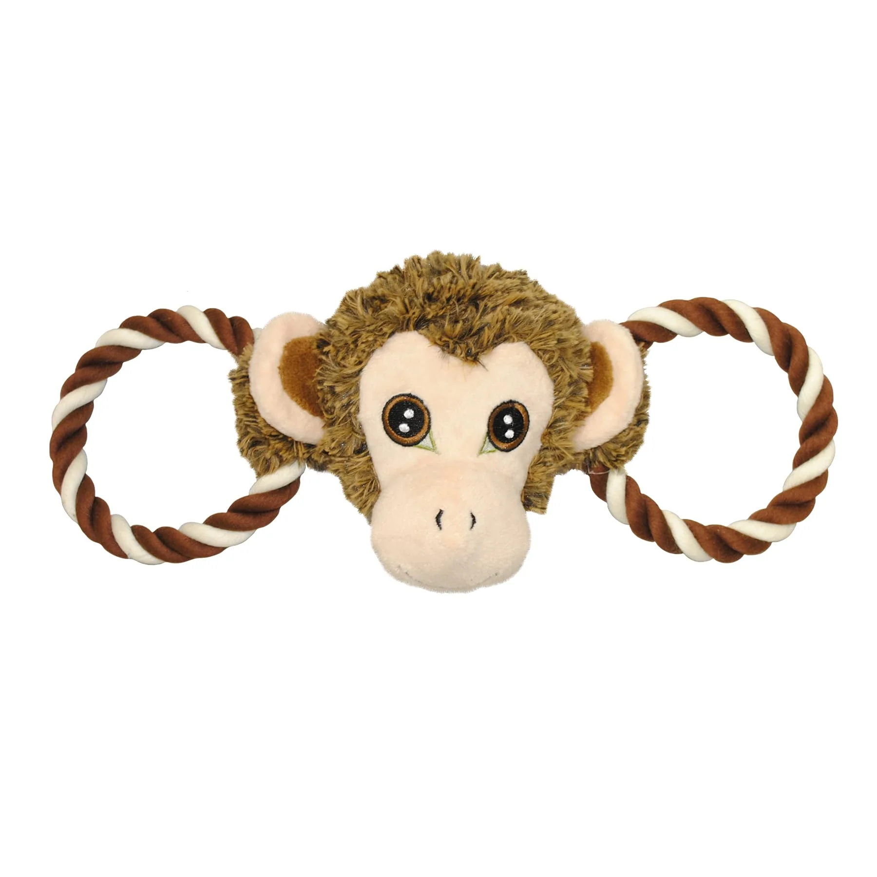Selected Jolly Pets JTA35 Jolly Tug-a-Mal Monkey Tug Squeak Toy – Extra Large Flexible