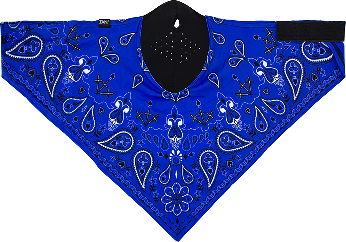 Verified ZAN HEADGEAR Neodanna® SportFlex® Face Mask - Navy Paisley NEOL111 Dependable