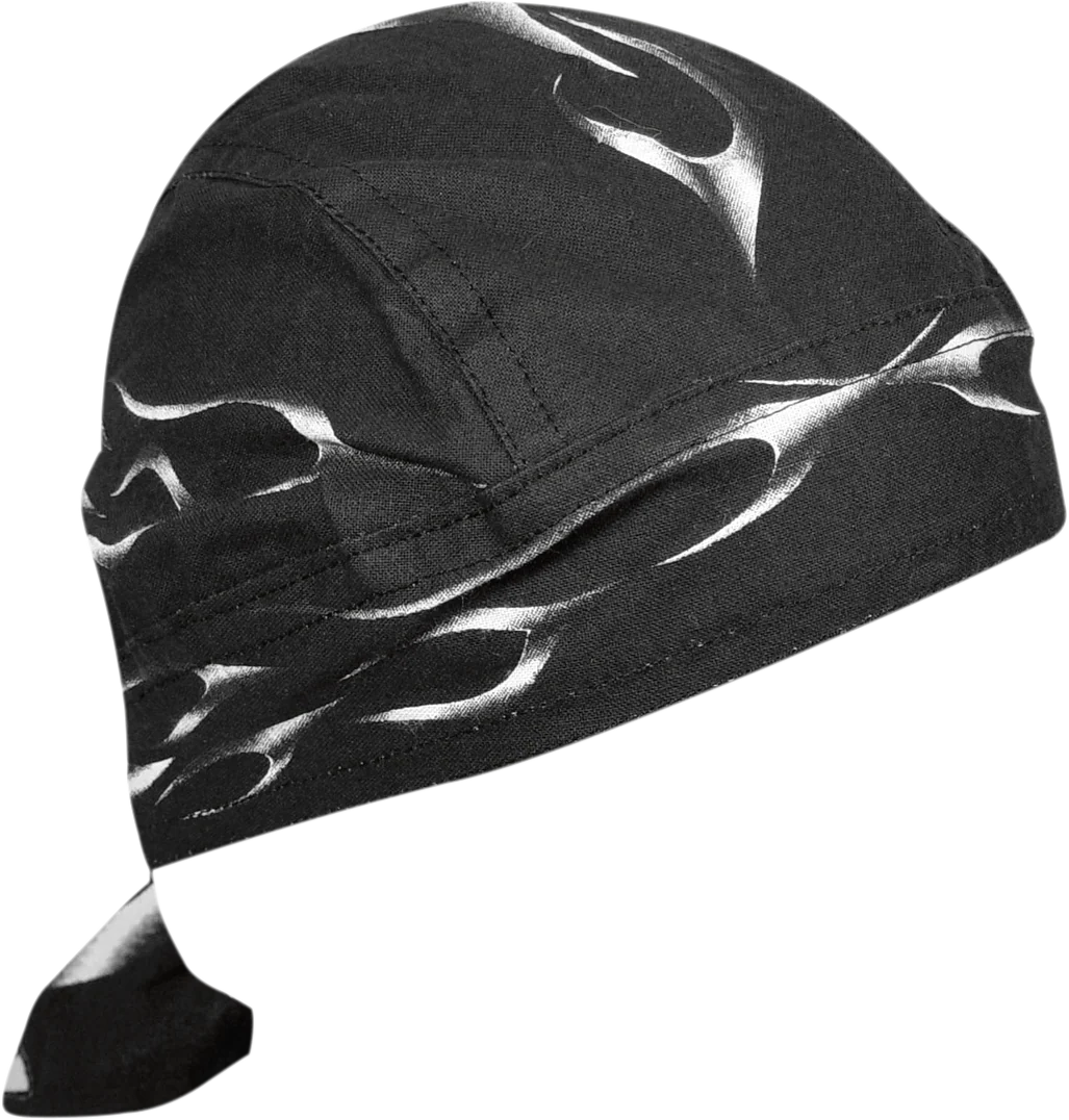 Practical ZAN HEADGEAR Flydanna® Head Wrap - Black Tank Flame Z353 Trendy