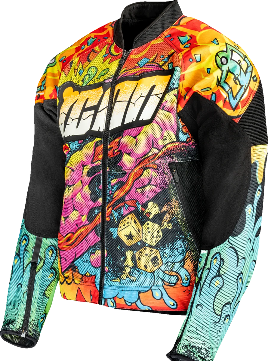 Traditional ICON Overlord3 Scatterbrain Mesh Jacket - Black - 3XL 2820-7079 High-Performance