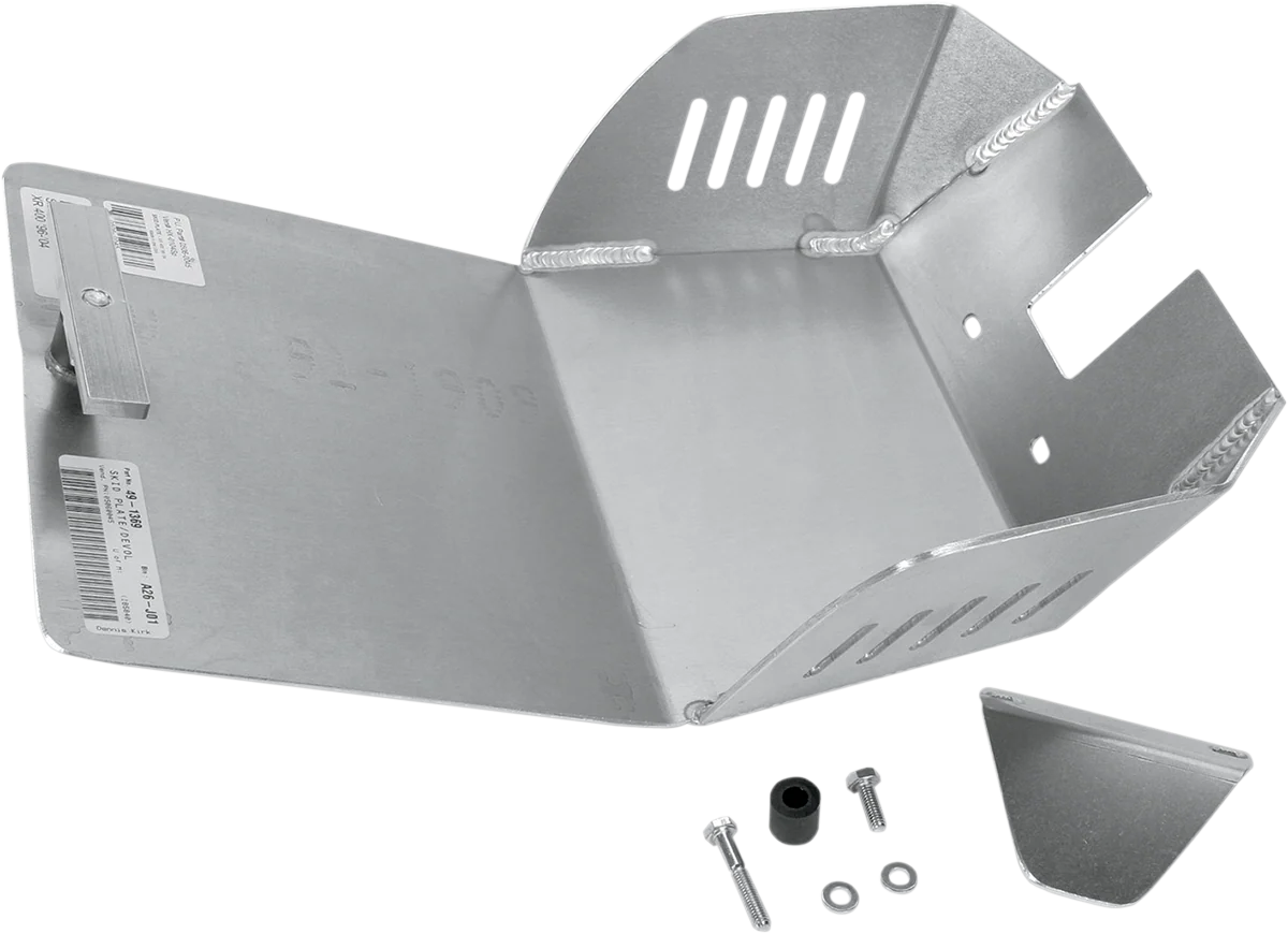 Solid DEVOL Skid Plate - XR400R 0102-1402 Clean