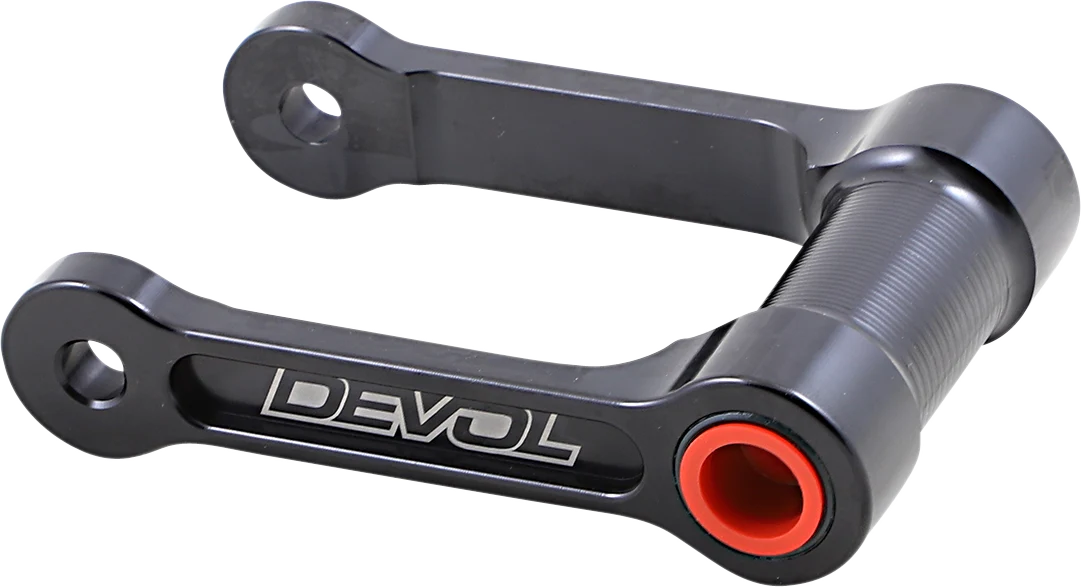 Expertly Made DEVOL Lowering Link - Lowers 1.25 - Black 0115-1207 Sophisticated