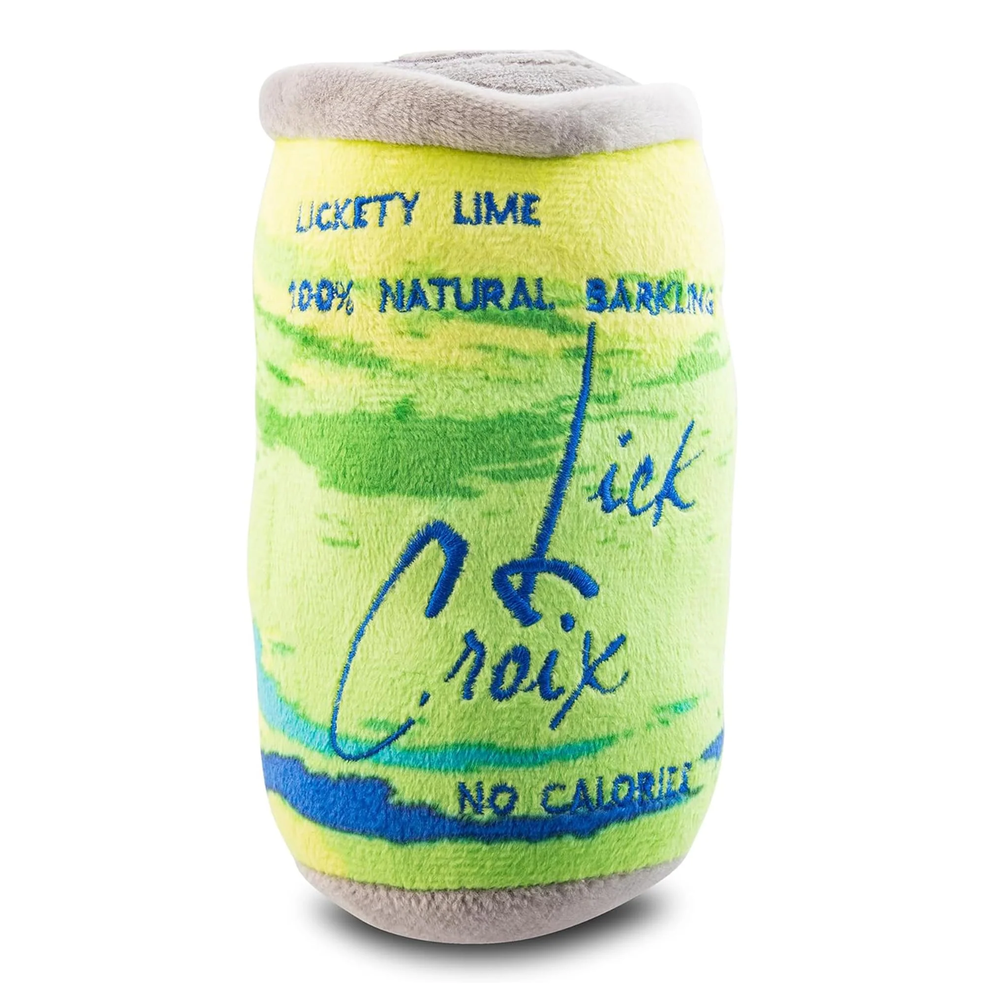 Luxury Haute Diggity Dog LickCroix Barkling Water Lickety Lime – Plush Interactive Toy Large Enhanced