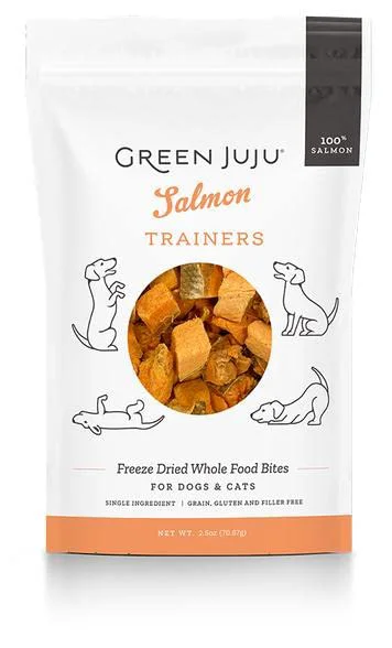 First-Class Green Juju Training Treat Salmon Dog Cat Treats — Grain- ze-Dried Reward Exceptional