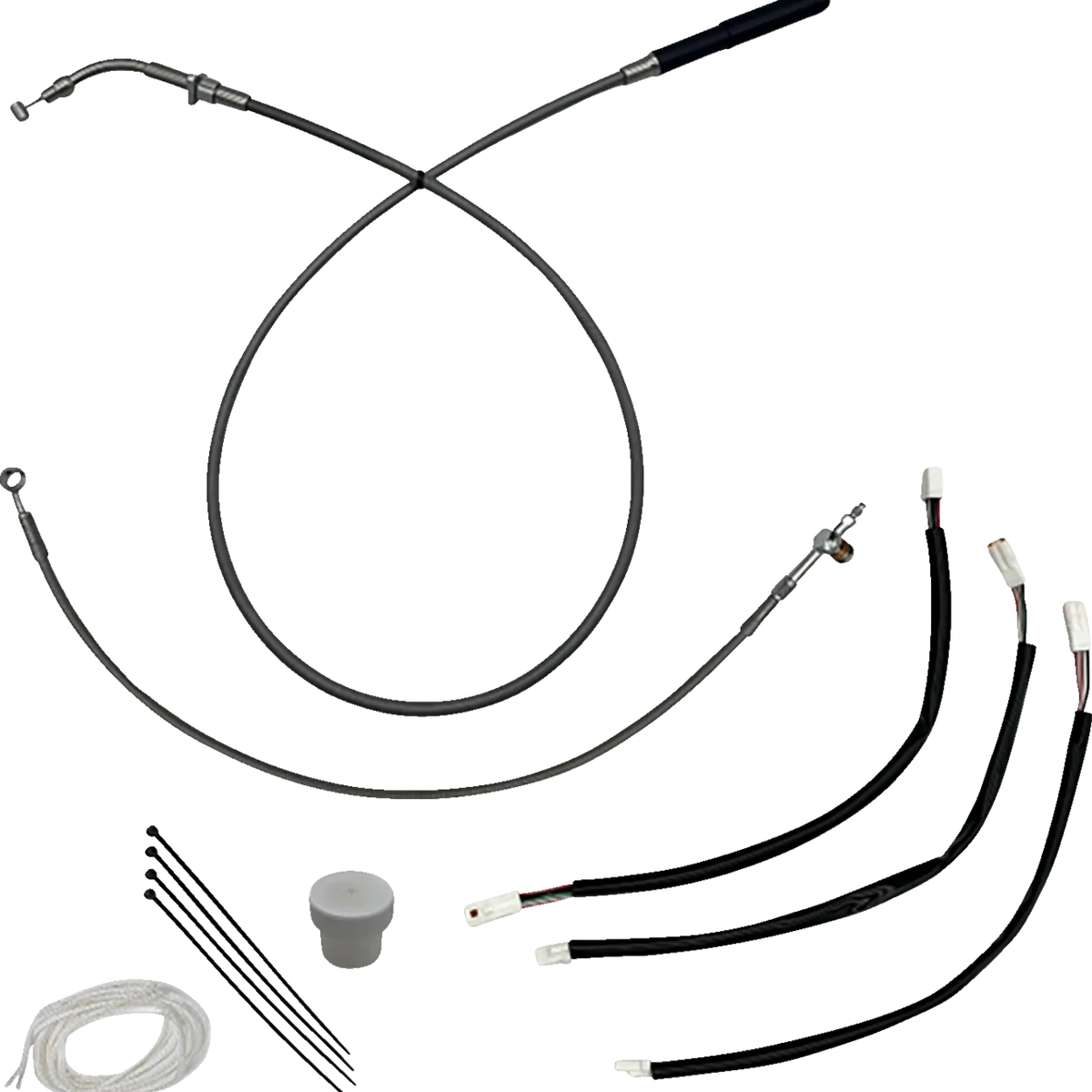 Premium Material FAT BAGGERS INC. EZ Install Kit - 2 - '23-'24 FLHX SE - Braided 149011 Genuine