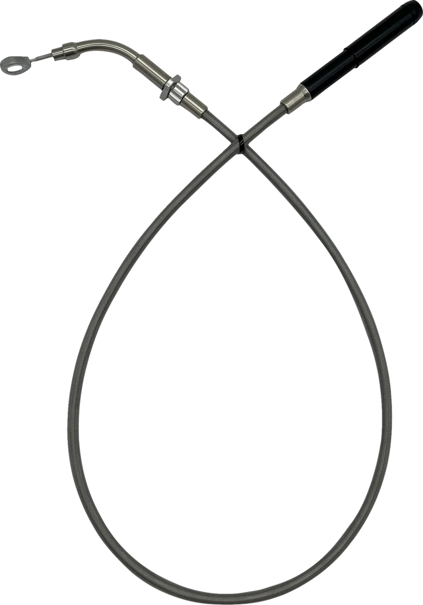 Relaxed FAT BAGGERS INC. EZ Install Upper Clutch Cable - FLTR FLHX '21-'23 - 2 - Braided 118002 High-End