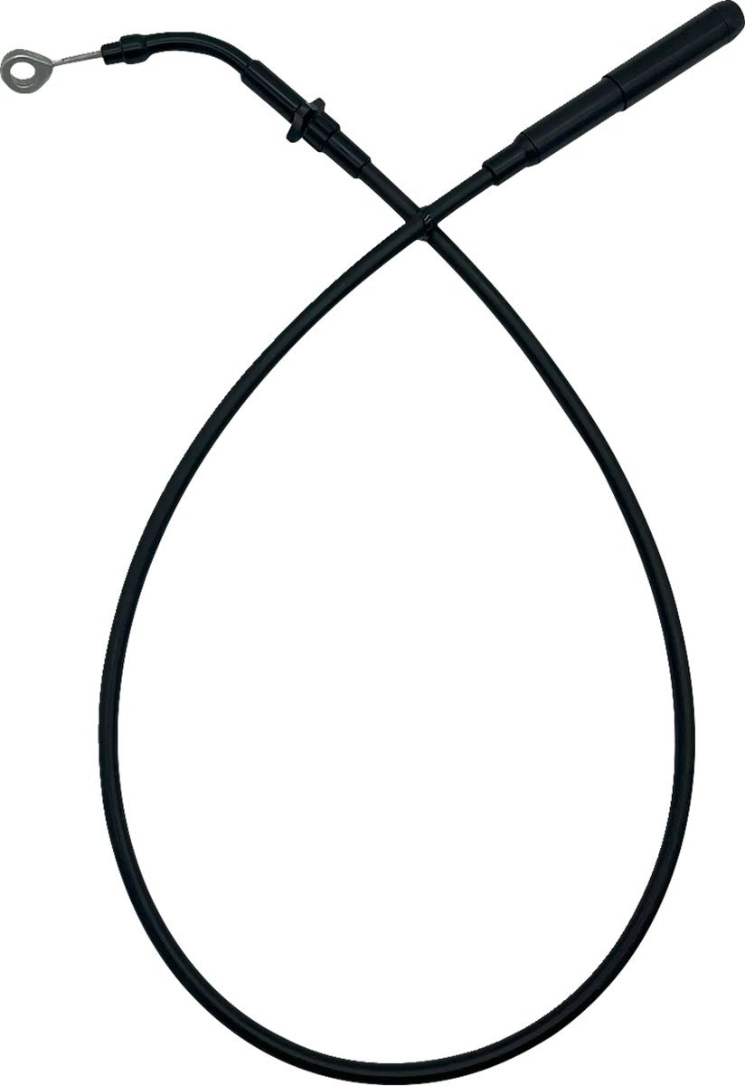 Classic FAT BAGGERS INC. EZ Install Upper Clutch Cable - FLTR FLHX '21-'23 - 2 - Black 118002-B Quality