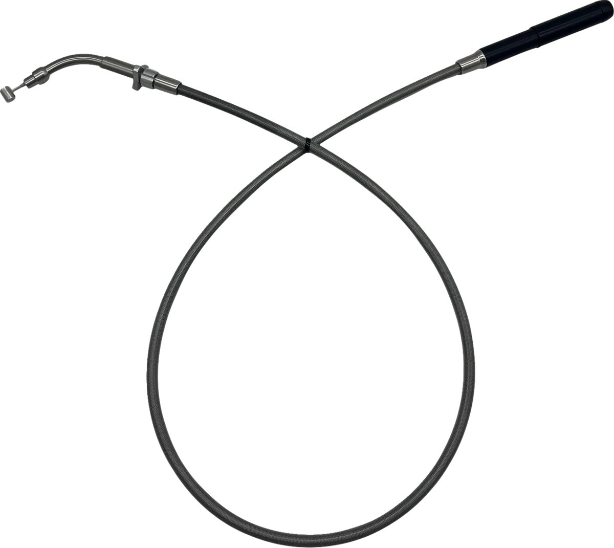 Powerful FAT BAGGERS INC. EZ Install Upper Clutch Cable - FLHX FLTR SE - Stock - Braided 108000 Breathable