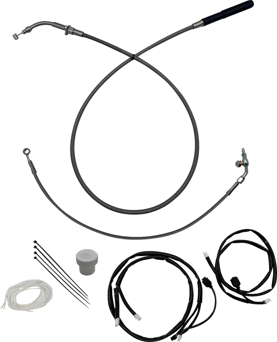 Detailed FAT BAGGERS INC. EZ Install Kit - 6 - FLTR SE - Braided 149916 Minimalist