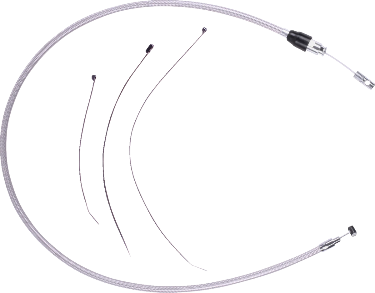 Elegant DRAG SPECIALTIES Quick Connect Clutch Cable - Upper - Stainless Steel 5323806HE Flexible