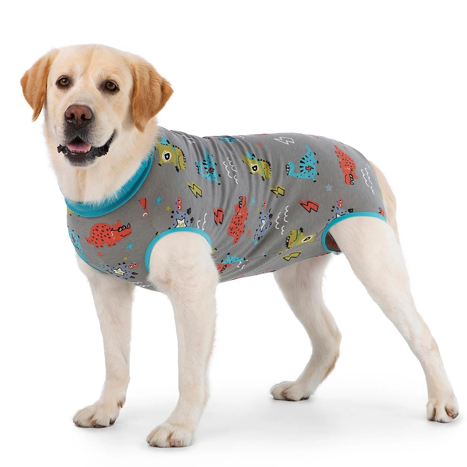 Certified kzrfojy Recovery Suit for Dogs After Surgery — Soft Cotton Easy Zip 7 Sizes World-Class