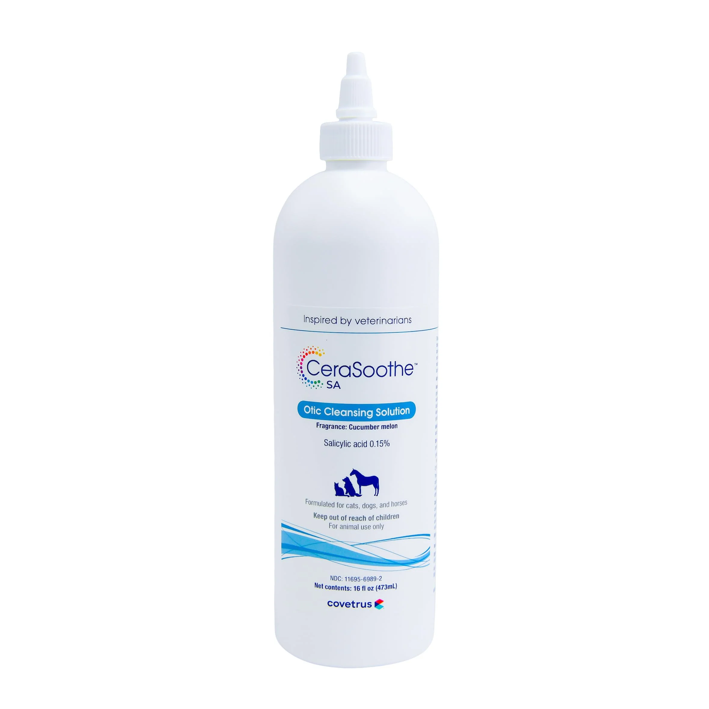Easy-to-Use Covetrus CeraSoothe SA Otic Cleansing Solution 16oz Ear Care for Cats Dogs Horses Premium Material
