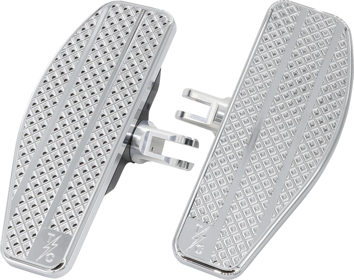 Luxury THRASHIN SUPPLY CO. Mini Floorboards - Chrome TSC-2030-3 Genuine