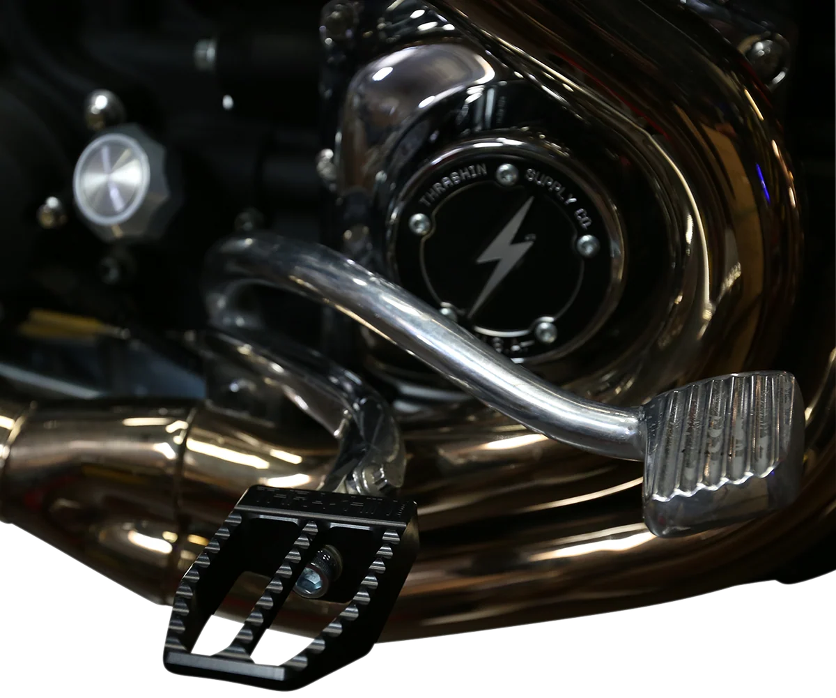 Versatile THRASHIN SUPPLY CO. Rear Militant Footpegs - Black - Softail TSC-2019-1-SR Practical