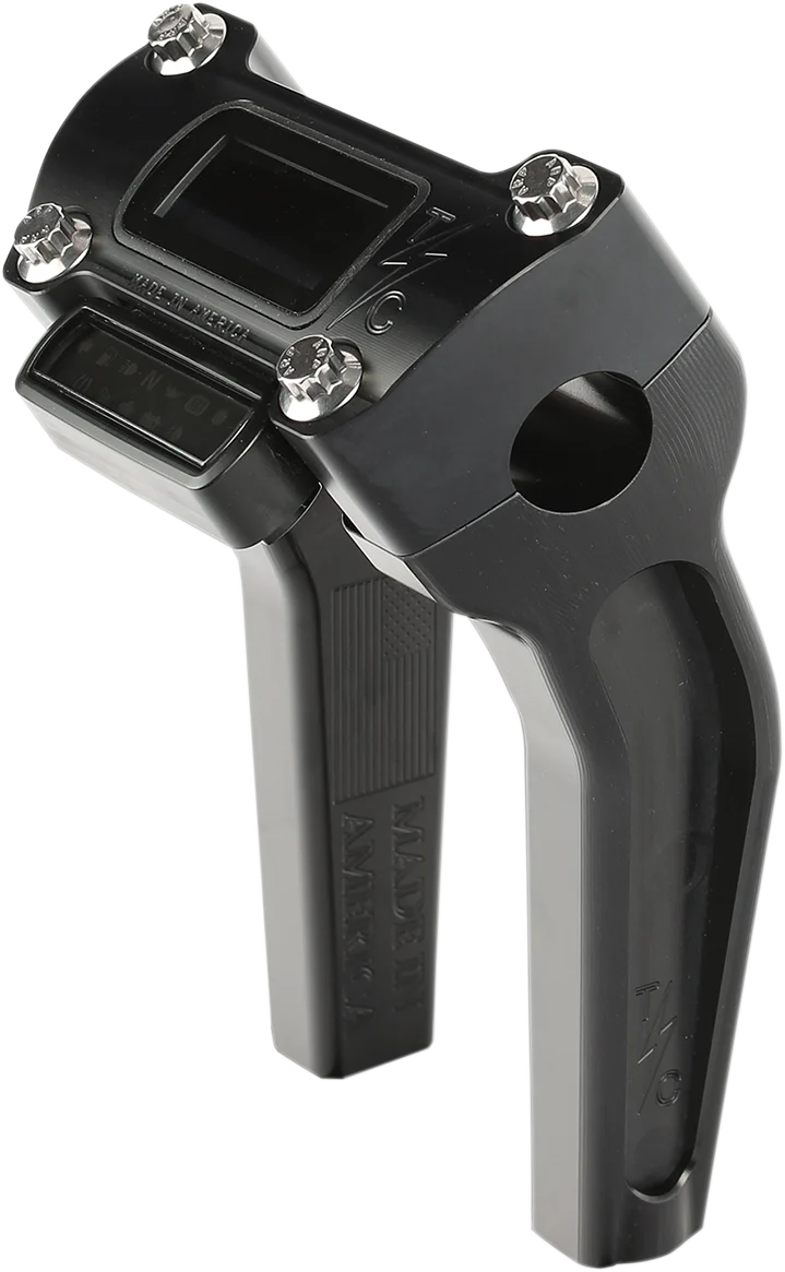 Fashionable THRASHIN SUPPLY CO. Risers - Pull Back - 6-1 2 - Gauge Cutout - Black TSC-6500-1 Next-Generation