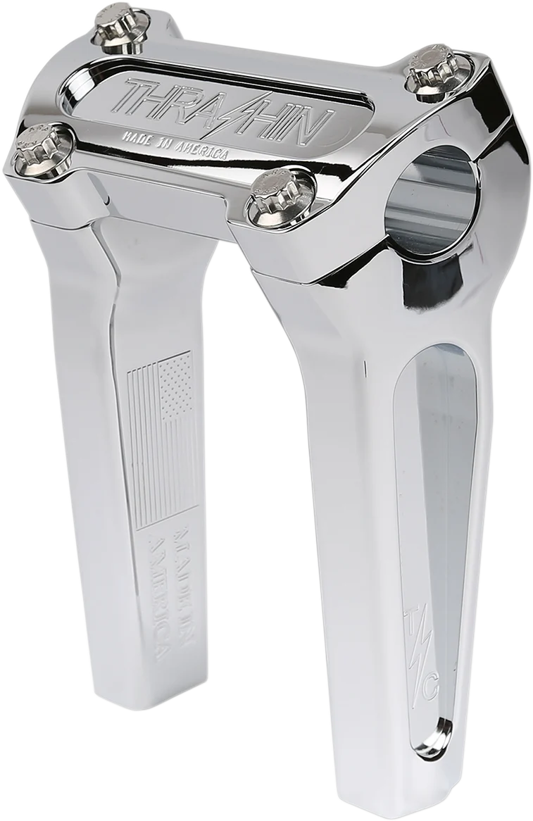 Reusable THRASHIN SUPPLY CO. Risers - Straight - 6 - Chrome TSC-6000-3 Practical