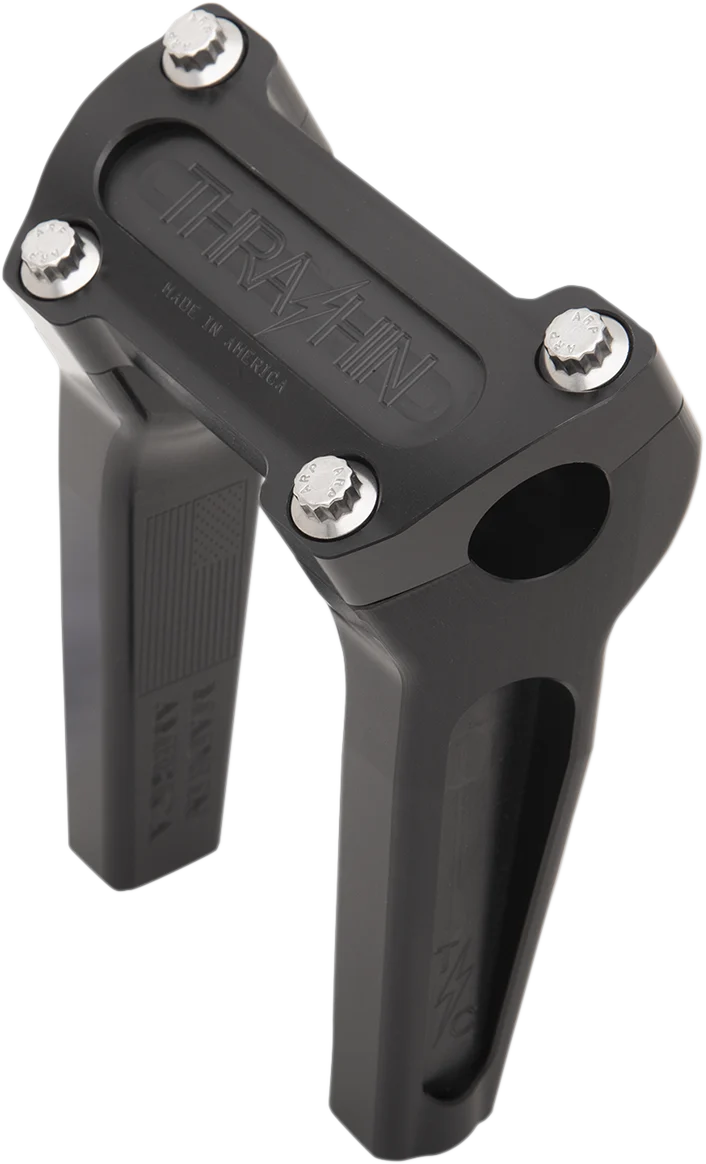 Authentic THRASHIN SUPPLY CO. Risers - Straight - 6 - Black TSC-6000-1 Practical