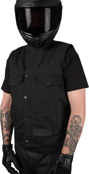 Elegant THRASHIN SUPPLY CO. Nightrider v2 Riding Vest - Black - Medium TMJ-12-09 Convenient