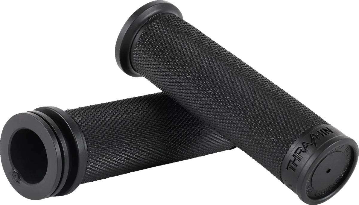 Refined THRASHIN SUPPLY CO. Grips - Moto - 1 - Slim - Black TSC-2711-1 Stylish