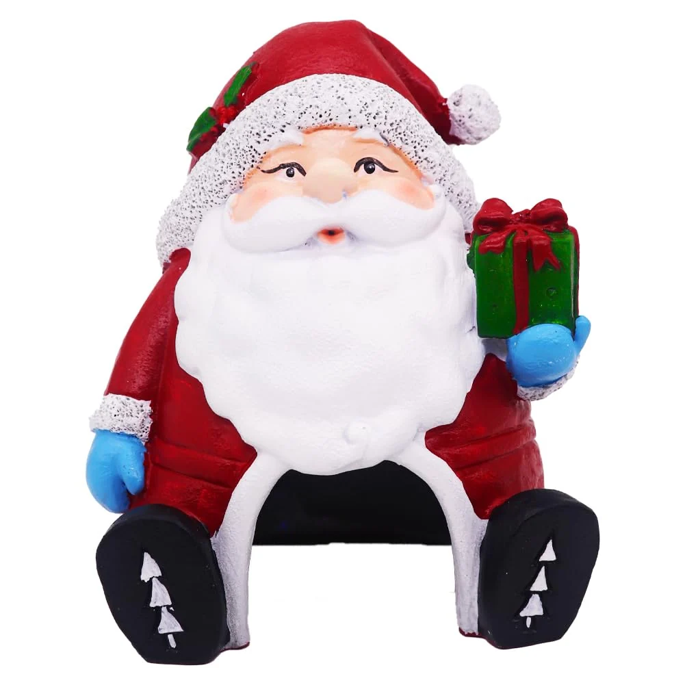 Top-Quality Ulifery Santa Claus with Gifts Aquarium Ornament — Betta Hiding for 5-30 Gallon Tanks Secure