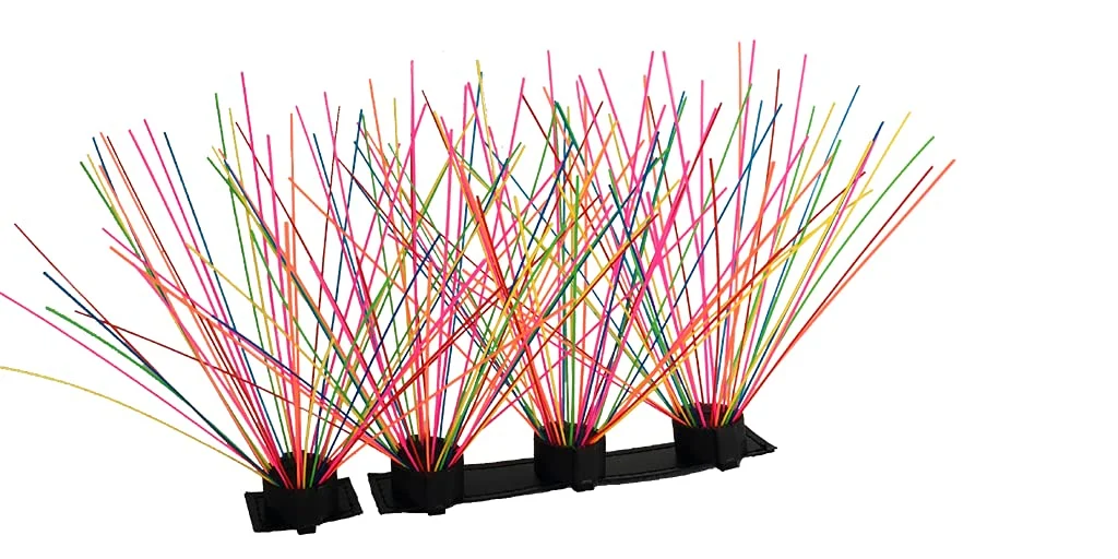 Professional CoyoteVest CoyoteWhiskers Rainbow Bristles – Predator Deterrent for Dogs Set of 4 First-Class