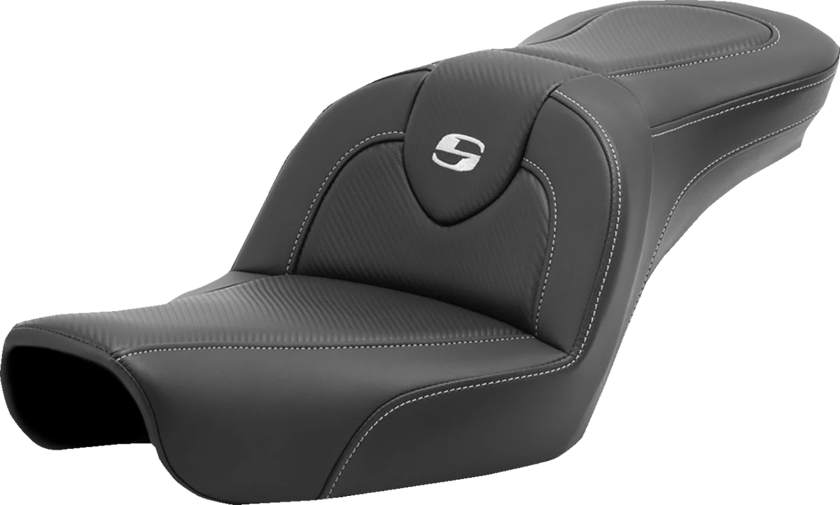 Clean SADDLEMEN Roadsofa Carbon Fiber Seat - Carbon Fiber - without Backrest - FXD '96-'03 896-04-185 Safe