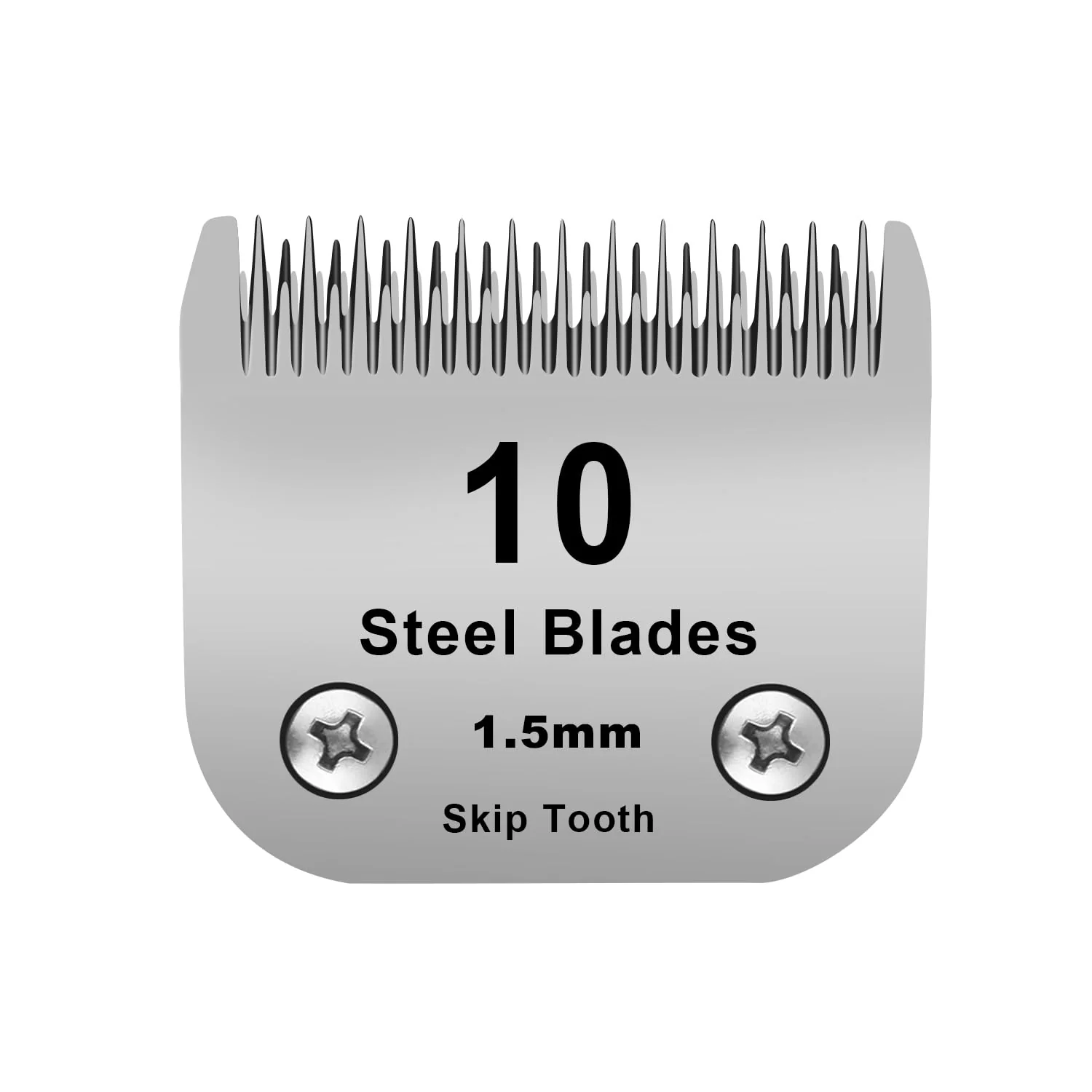 Fine DODAER 10 Skip-Tooth Detachable Blade Set for Andis Oster A5 Wahl KM10 – 1.5mm Efficient