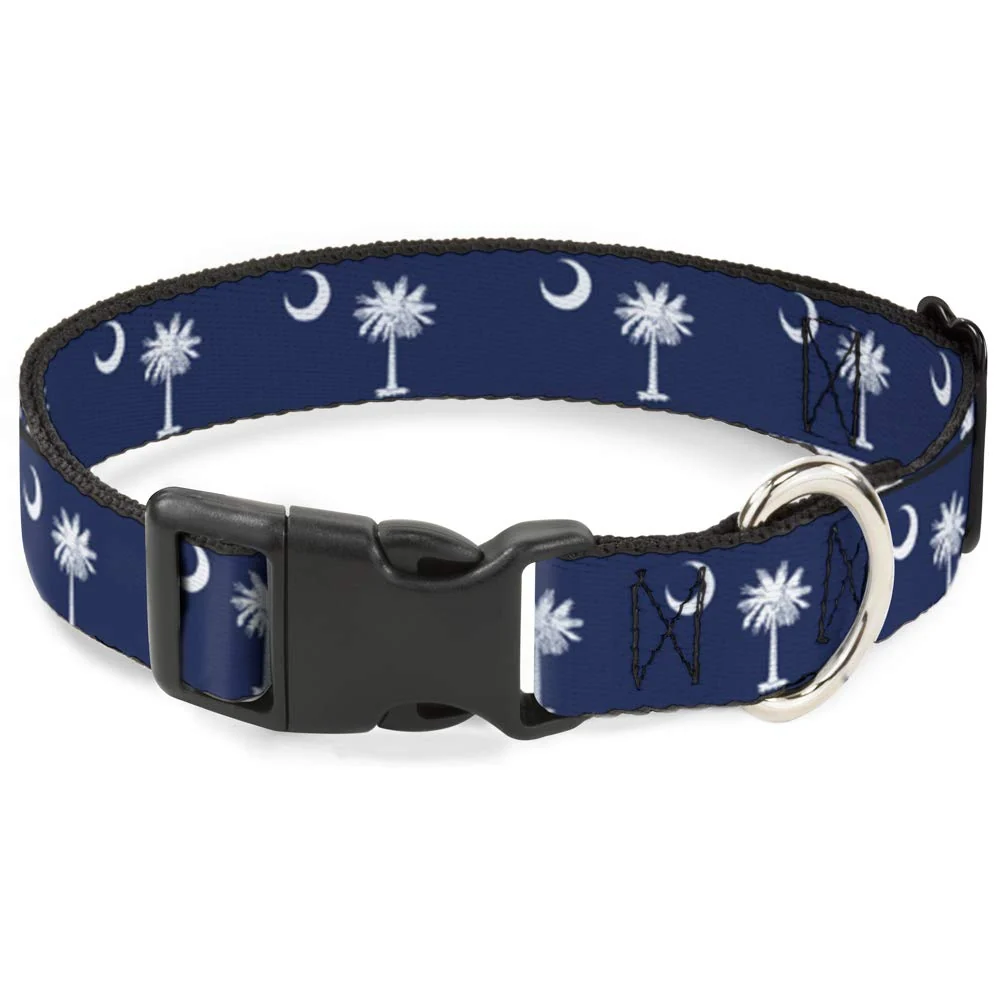 World-Class Buckle-Down 15-26 South Carolina Flags Plastic Clip Collar – 1 Wide ly Licensed Prestigious
