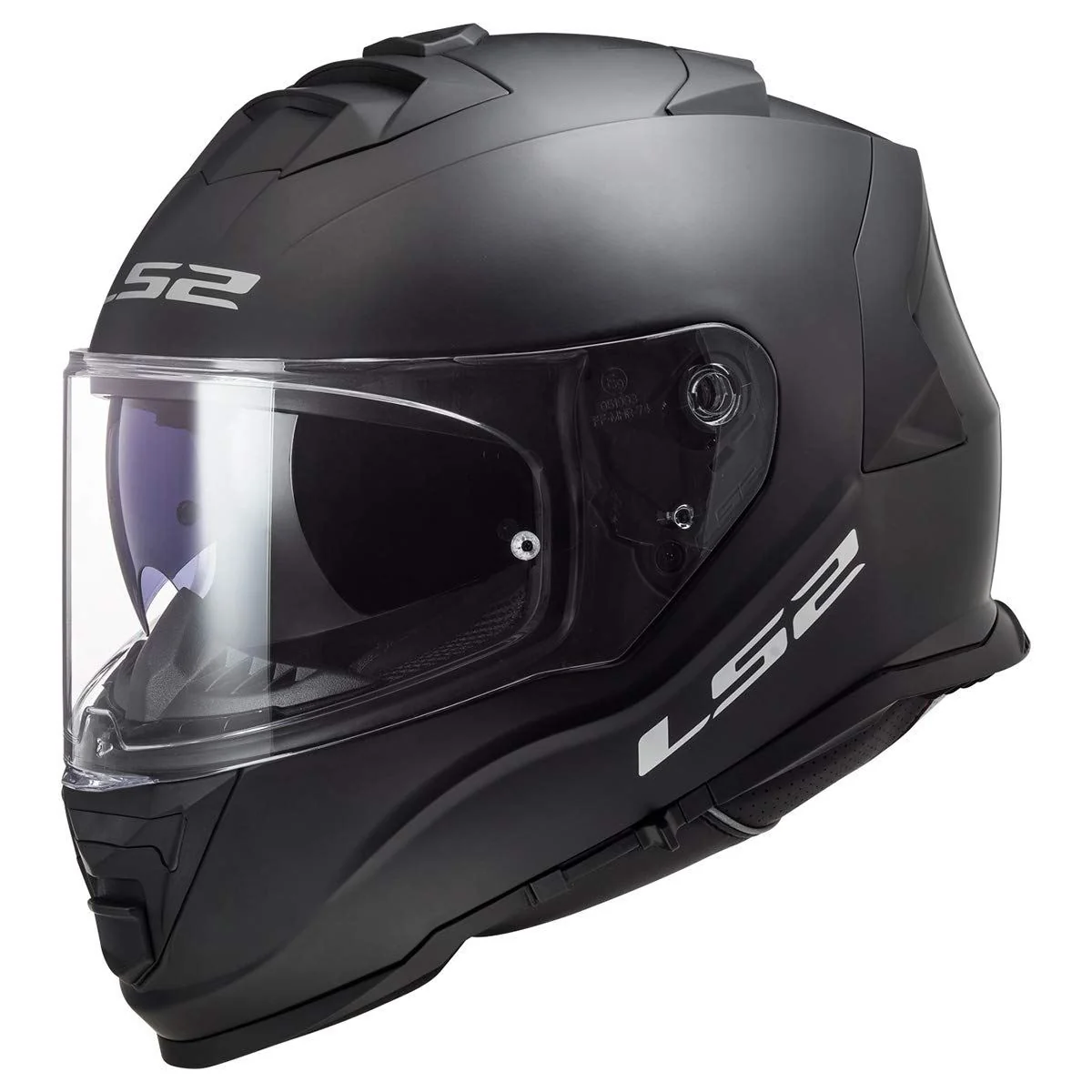 Dependable LS2 Assault Full Face Street Helmet – Matte Black Casual