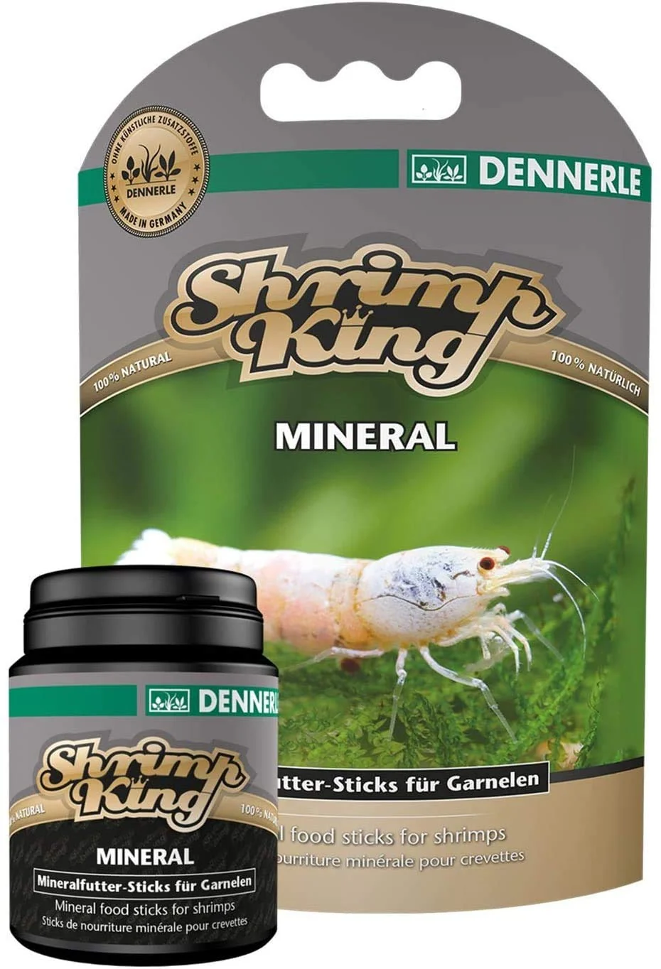 Dependable Dennerle Shrimp King Mineral – 1.59 oz Supplementary Shrimp Food for Ornamental Shrimps Fine