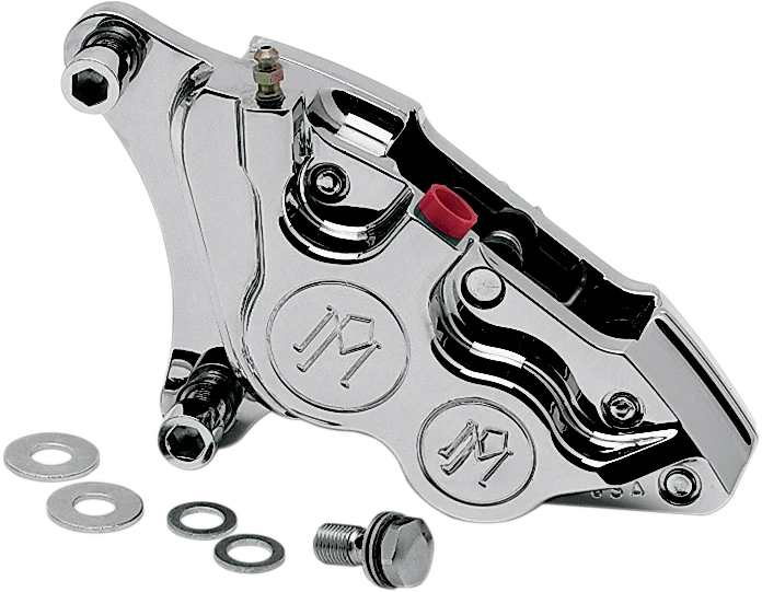 Exclusive PERFORMANCE MACHINE PM Caliper - Front Left - Polished - 84-99 Harley-Davidson 0053-2915-P Durable