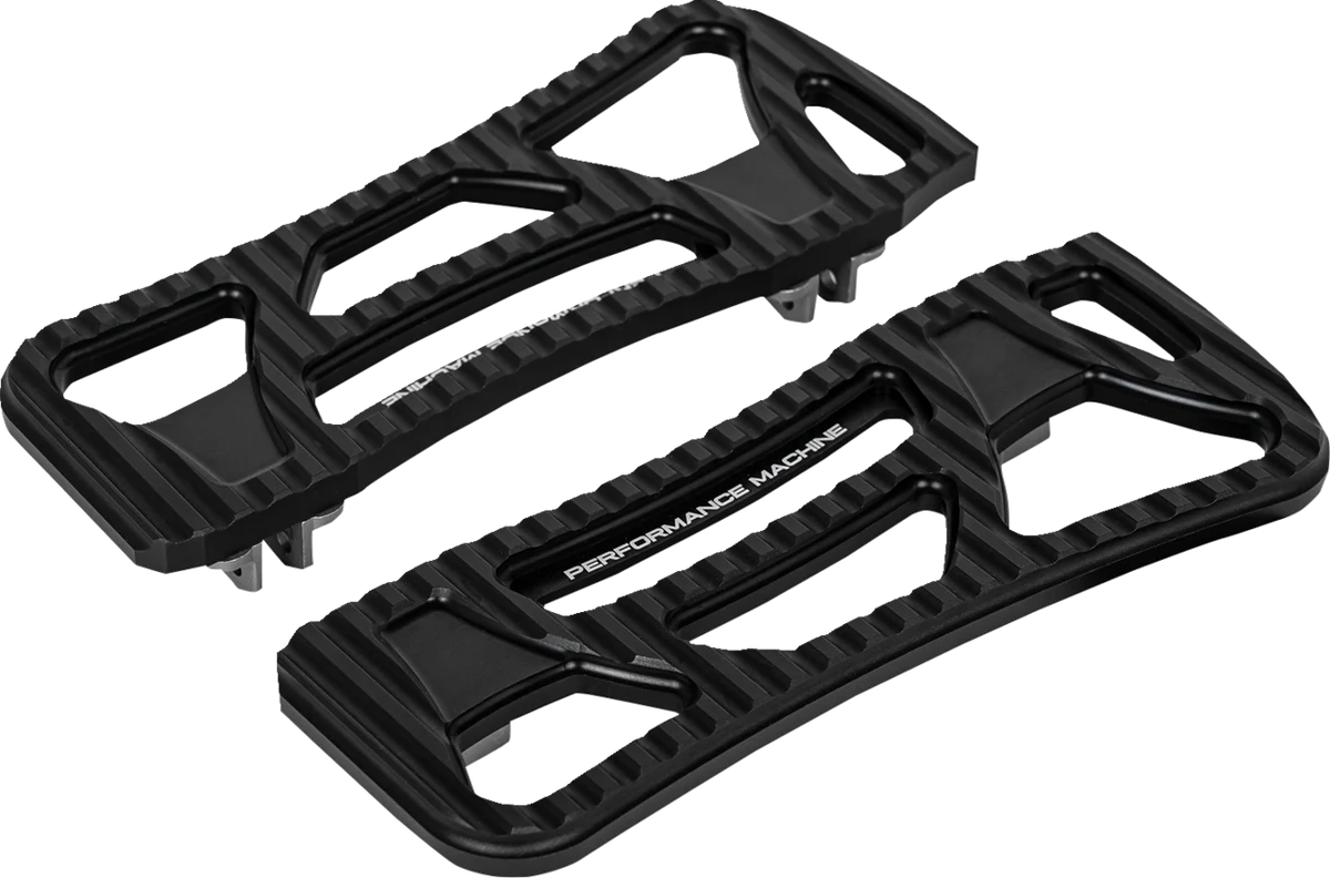 Reusable PERFORMANCE MACHINE PM Drifter Floorboards - Rider - Black Ops - FL 0036-1025-SMB Fashionable