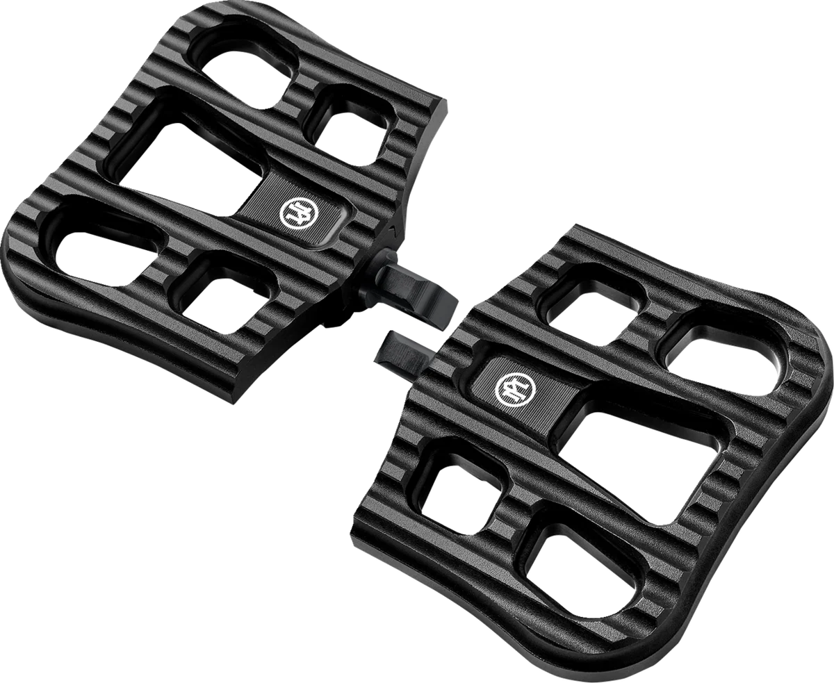 Stylish PERFORMANCE MACHINE PM Drifter Floorboards - Passenger - Black Ops - FL 0036-1026-SMB Official