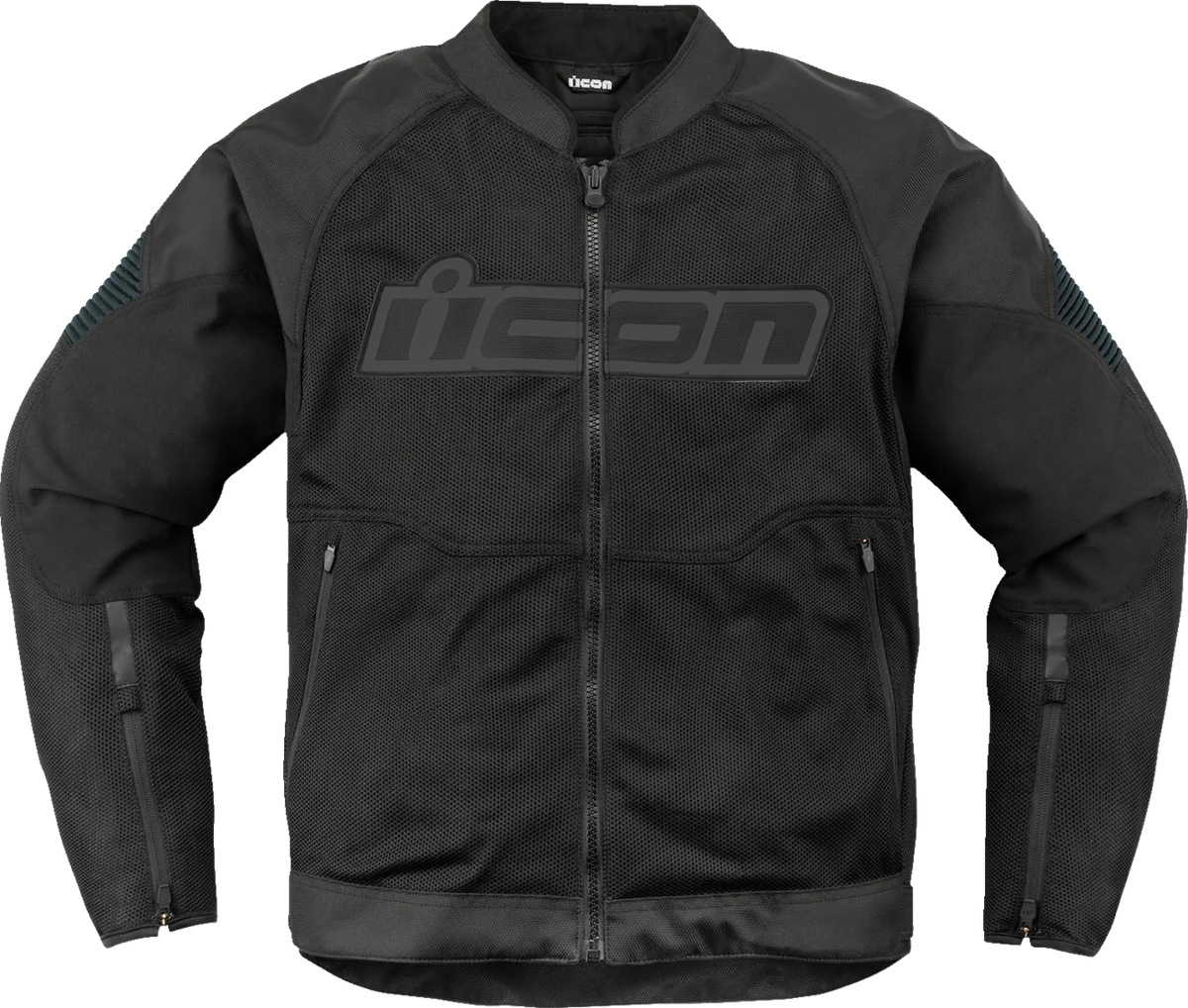 Fine Crafted ICON Overlord3 Mesh Jacket - Black - XL 2820-6733 Relaxed