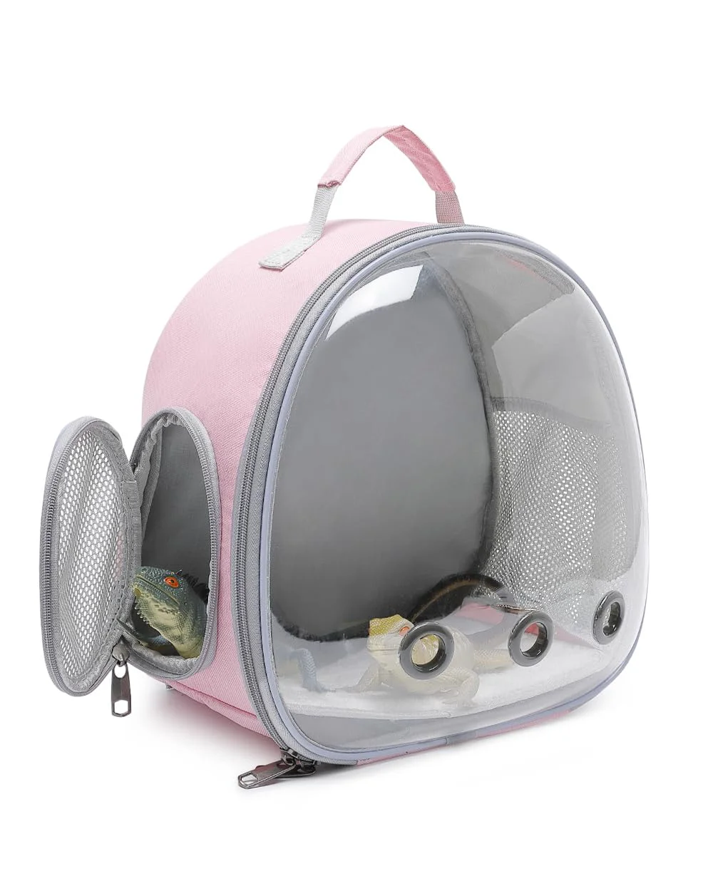 High-Performance Hcupet Small Animal Carrier Backpack with Bubble Window – Pink Reliable