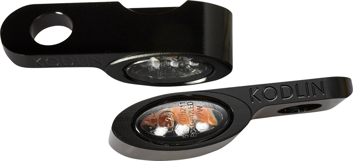 Enhanced KODLIN USA Turn Signal w Running Light - Universal - Black K68510 Exclusive