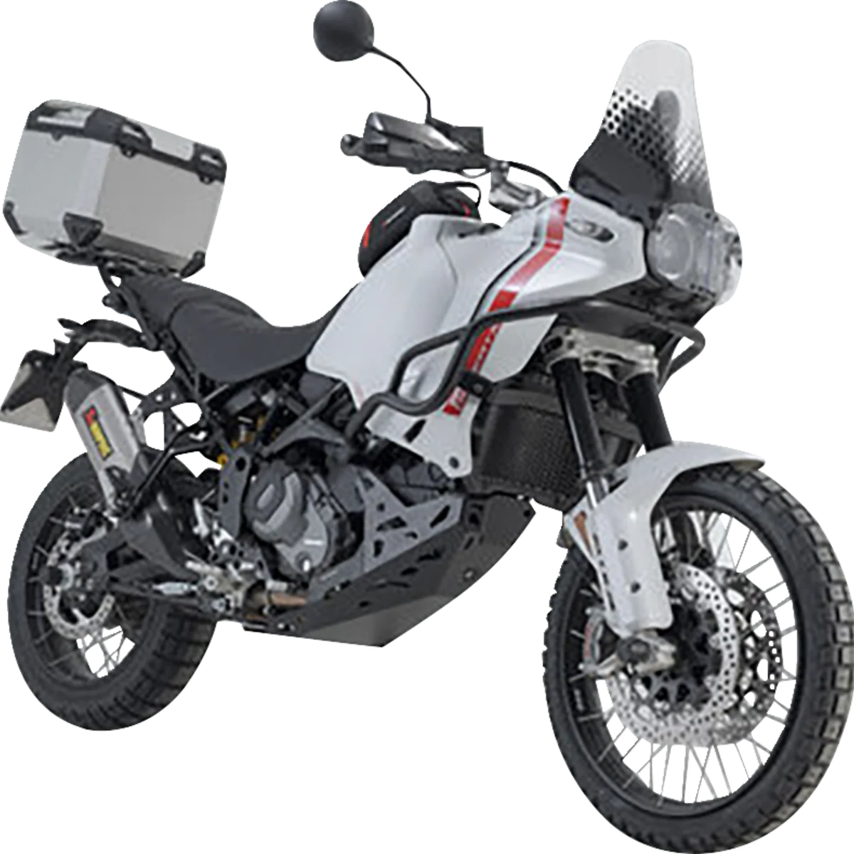 Exclusive SW-MOTECH TRAX ADV Top Case System - Silver - Ducati DesertX '22-'24 GPT.22.995.70000 S Certified