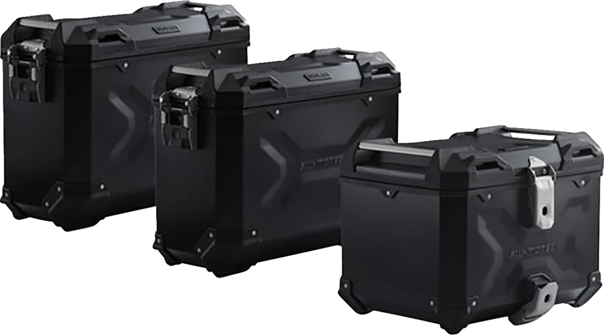 Original SW-MOTECH Adventure Luggage System - Black - Triumph Tiger '10-'19 ADV.11.748.75001 B Easy-to-Use
