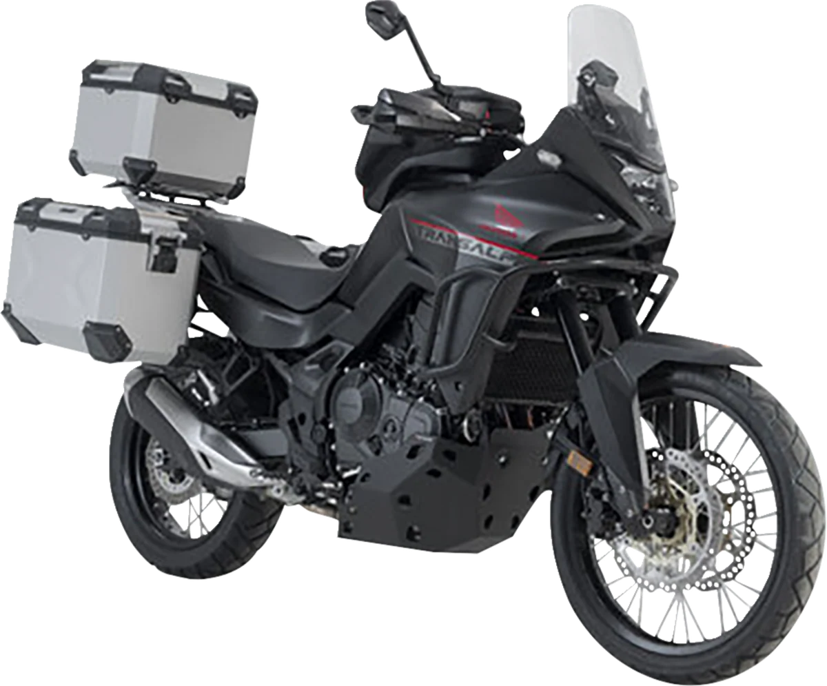 Sophisticated SW-MOTECH Adventure Luggage System - Silver - Honda Transalp '24 ADV.01.070.75000 S Eco-Friendly