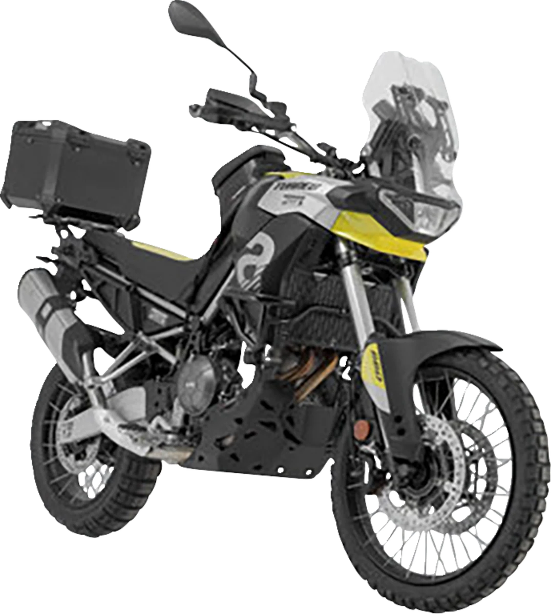 Stylish SW-MOTECH TRAX ADV Top Case System - Black - Aprilia Tuareg 660 '22-'24 GPT.13.849.70000 B Functional