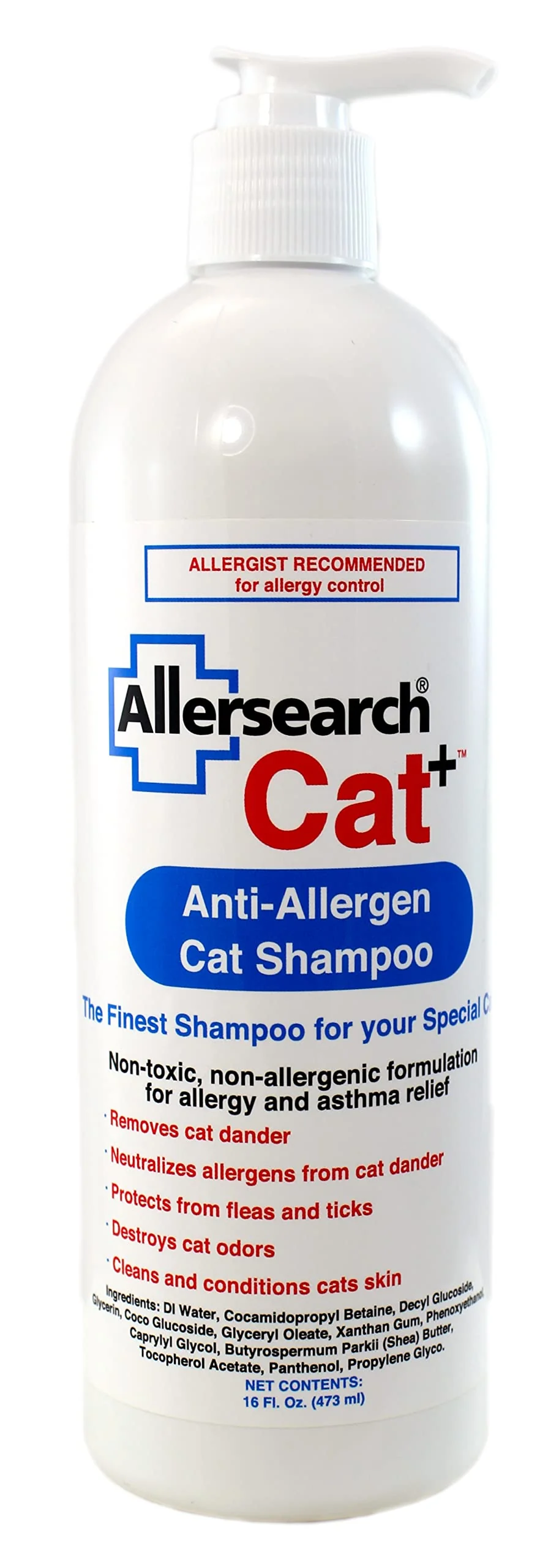 Detailed Allersearch Cat Anti-Allergen Cat Shampoo – Dander Pollen Odor Removal Elegant