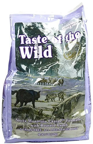 Expertly Made Taste of the Wild Sierra Mountain Lamb Dry Dog Food 5 lb Safe