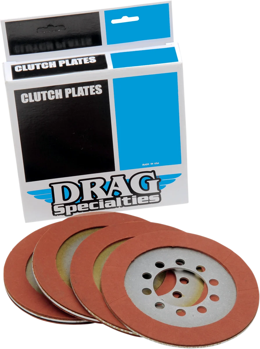 World-Class DRAG SPECIALTIES Organic Plates 1131-0428 Smooth
