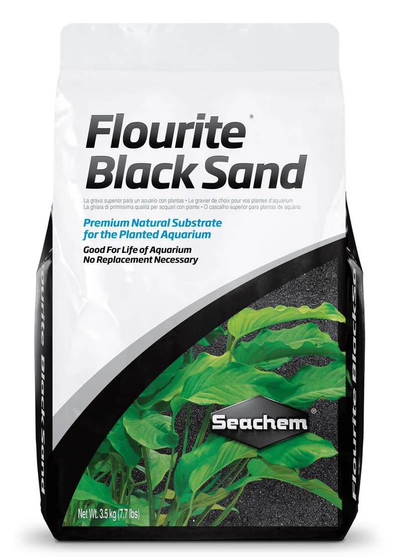 Convenient Seachem Fluorite Black Sand Substrate – 7.7lb for Planted Aquariums Soft
