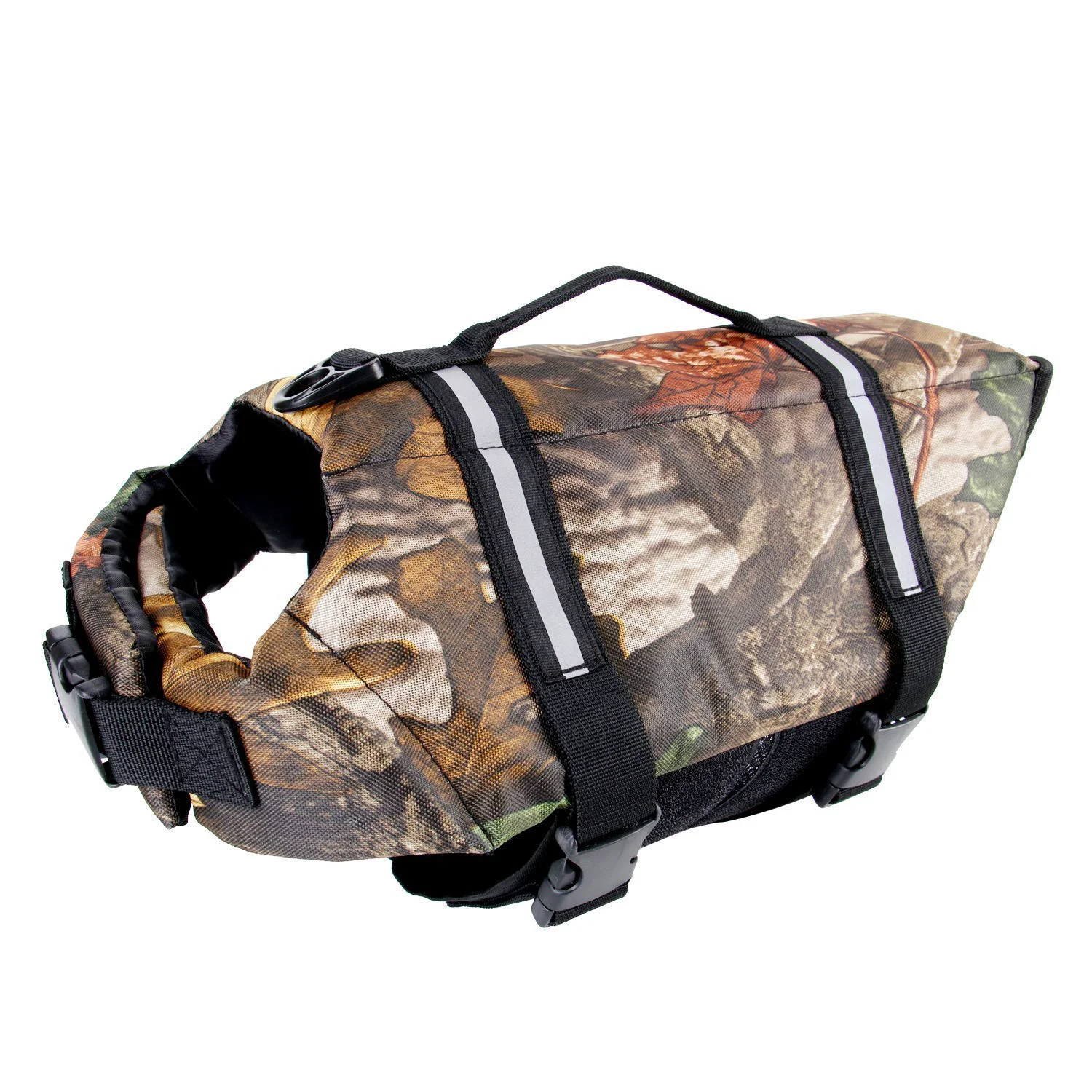 Professional yoyoung Camo Pet Life Preserver Jacket – Adjustable Dog Life Vest for Swimming Boating Hunting XS-XL First-Class