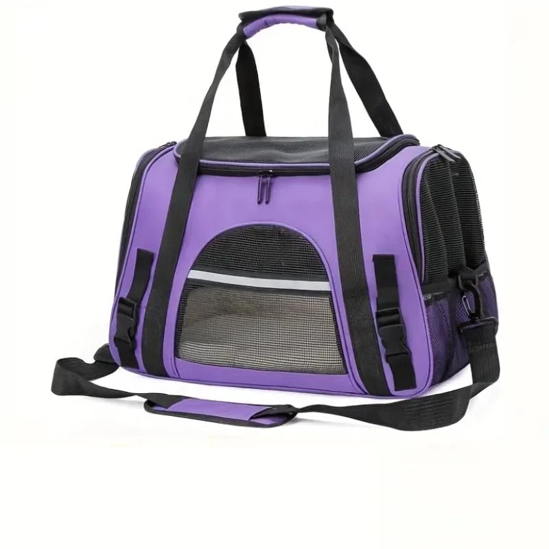 Superior QQLe Cat Dog Carriers – Airline- Soft-Sided Pet Carrier Up to 15 lb Green