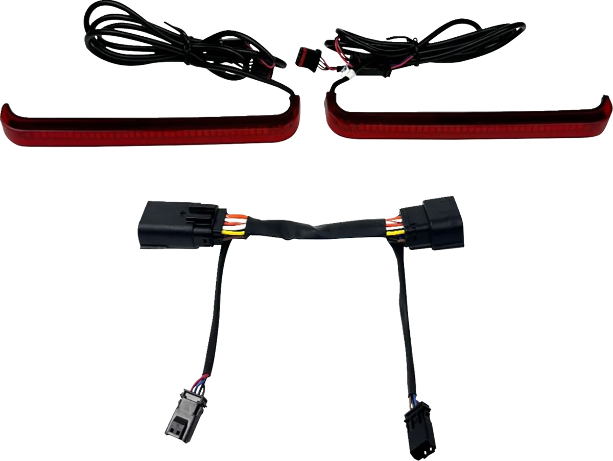 Sustainable CUSTOM DYNAMICS LED Saddlebag Light - Low-Profile - Red CD-LP-23-R Selected